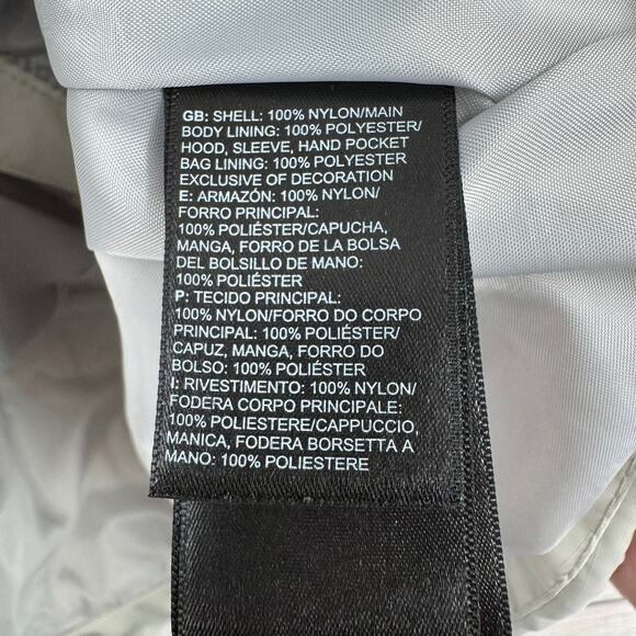 The North Face Resolve 2 Jacket Women’s XS Gray Beige Stowable Hood - Picture 8 of 11